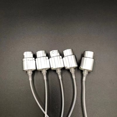 सिल्वर स्क्रू परफ्यूम मेटल फाइन मिस्ट स्प्रेयर पंप 15mm
