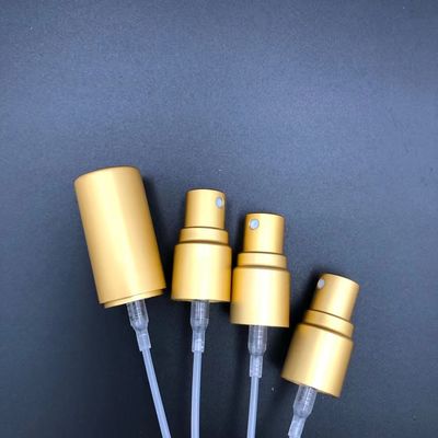 मेटल मैट गोल्ड एल्युमिनियम फाइन मिस्ट स्प्रेयर पंप 20mm 18mm 15mm 13mm